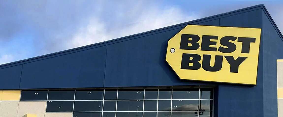 The front of a Best Buy store