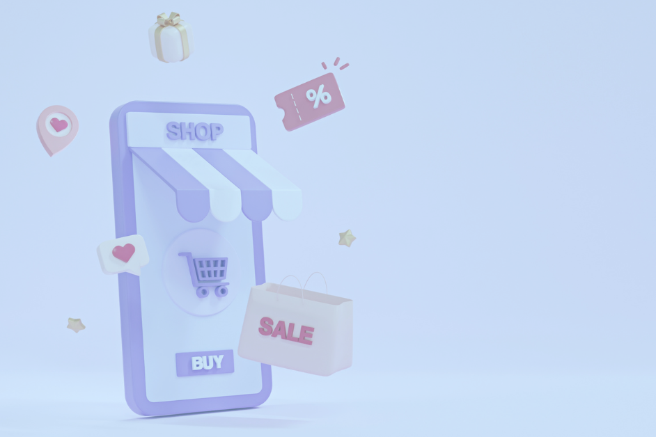 seasonal promotions online sale mock up openbrand